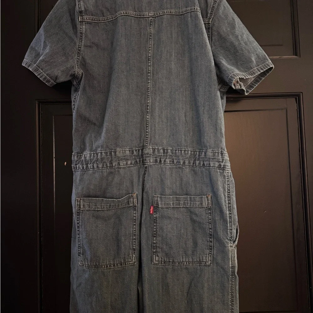 Levis Blue Denim Jumpsuit - Picture 5 of 5